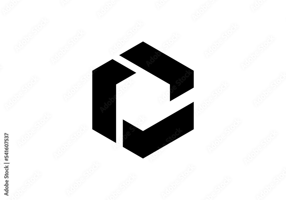 letter C logo vector, letter C business logo icon company