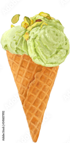 ice cream cone illustration © ROOMPOETLIAR