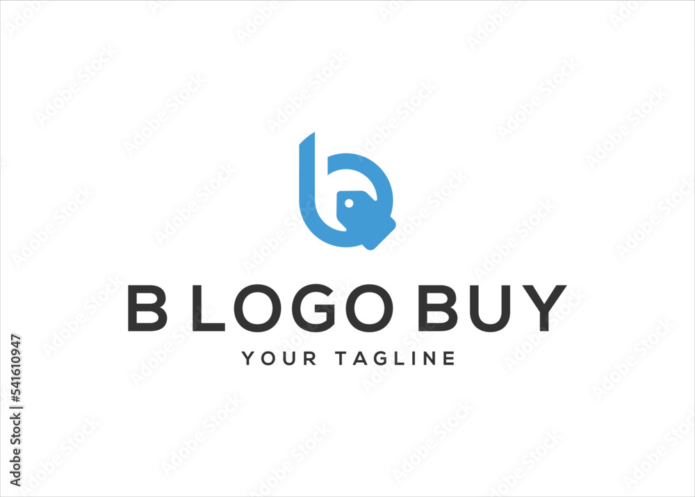 Sell Logo B letter Vector 