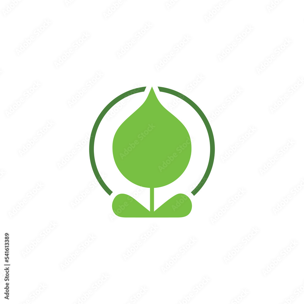 Flower logo Vector Icon Illustration concept
