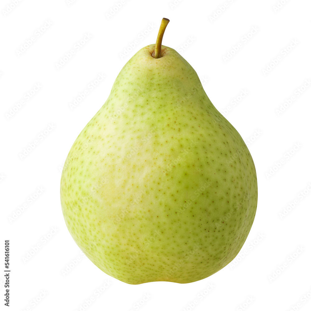 Green pear fruit isolated on transparent background Green pear fruit isolated on transparent background
