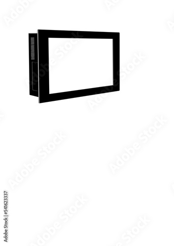 Panel PC Display Schwarz