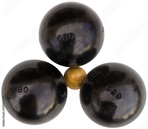 Triplette de boules de pétanque