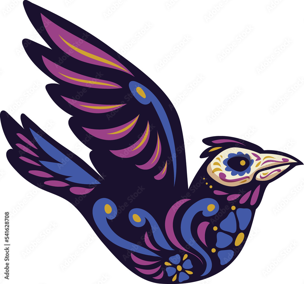 Fototapeta premium Mexican floral animal