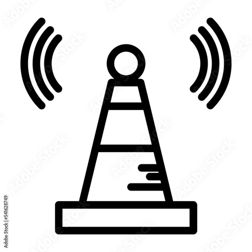 comunication signal radio icon