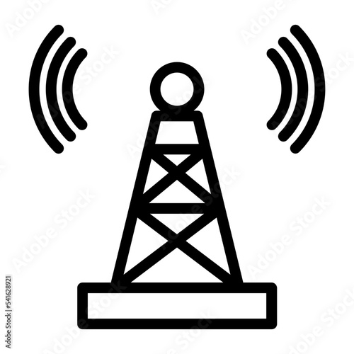 comunication signal radio icon