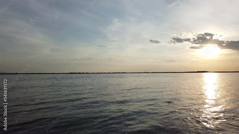 fish jumps out of the water of the Amur River in Khabarovsk fish jumps out of the water of the Amur River in Khabarovsk