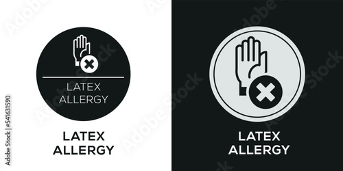 Creative (Latex allergy) Icon, Vector sign.