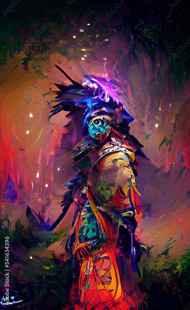 Fototapeta premium abstract samurai