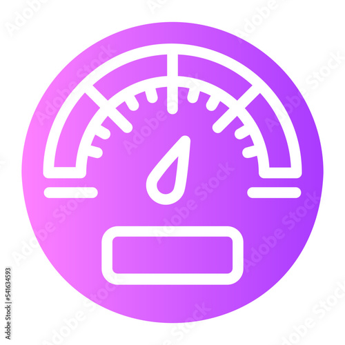 speedometer gradient icon