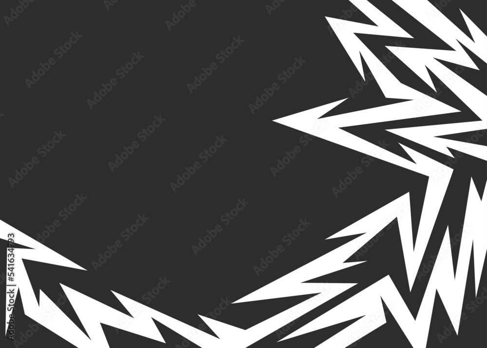 Abstract black and white background with geometric sharp arrow line and with some copy space area Abstract black and white background with geometric sharp arrow line and with some copy space area