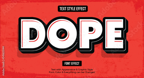 Vintage Editable Text effect Premium Vector