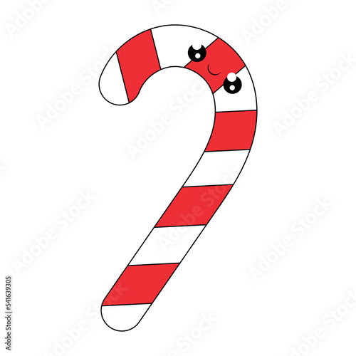Christmas candy. On a white isolated background