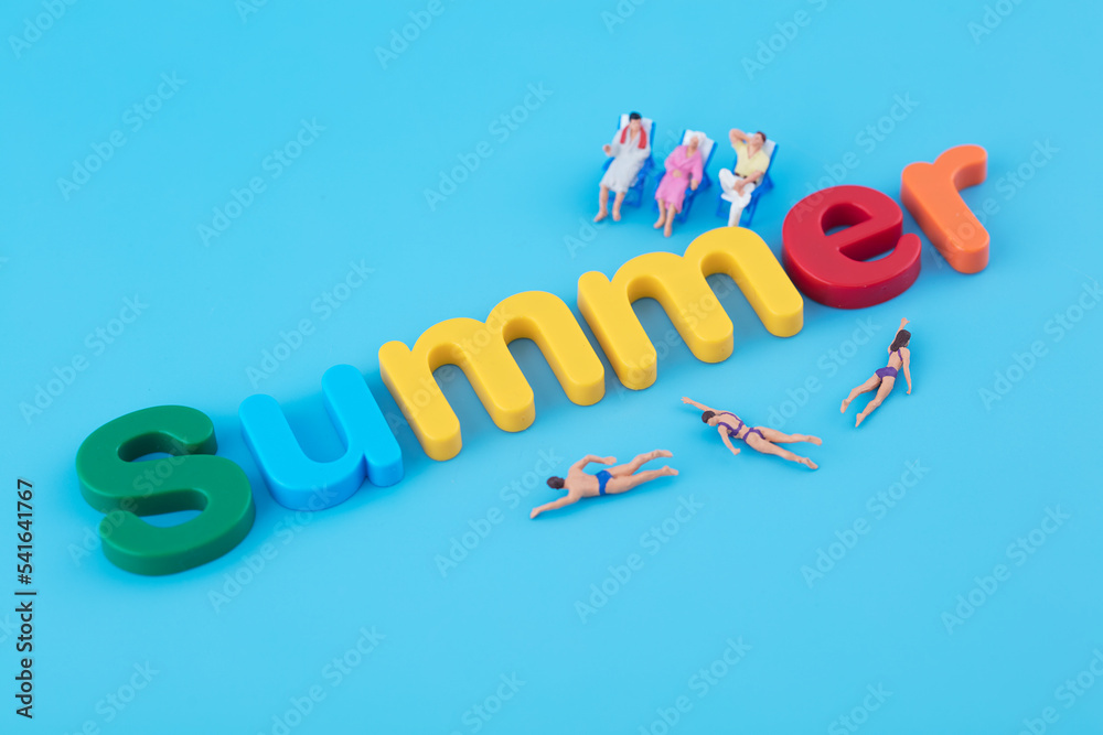 Fototapeta premium miniature photography summer leisure summer vacation life
