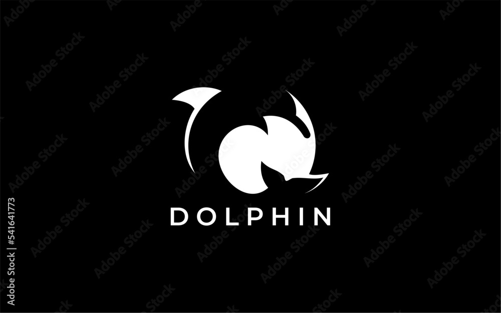 dolphin logo design templates
