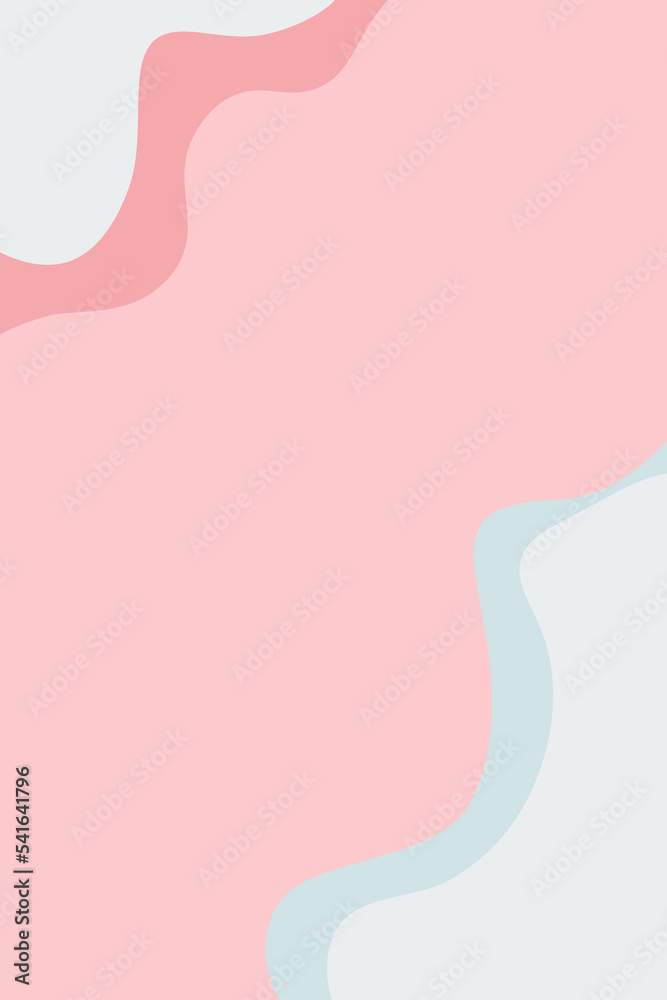 cute pastel pink and blue background with free space for text