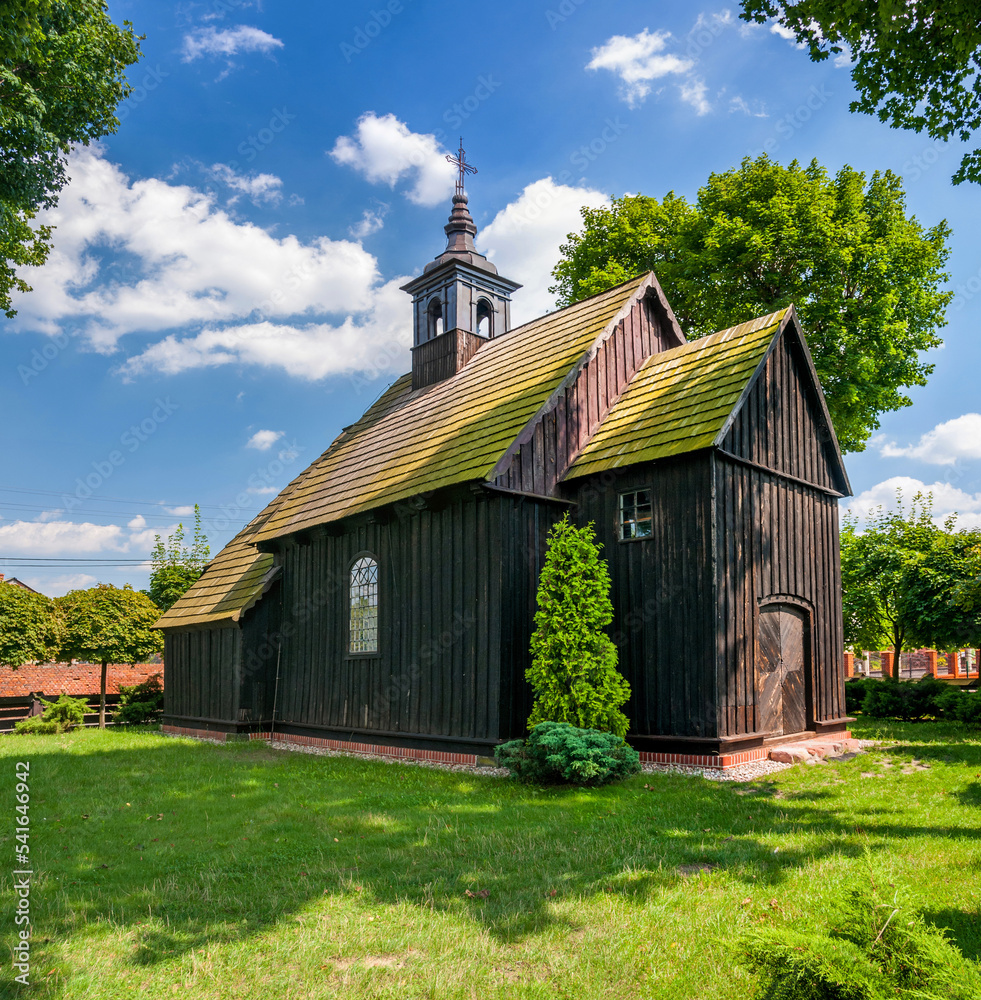 Church of St. Wojciech from 1798. Archeological Reserve Zawodzie, Kalisz, Greater Poland Voivodeship, Poland. Church of St. Wojciech from 1798. Archeological Reserve Zawodzie, Kalisz, Greater Poland Voivodeship, Poland.