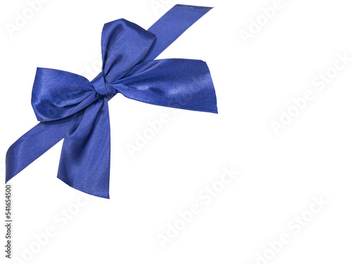 blue ribbon bow, blue bow isolated 