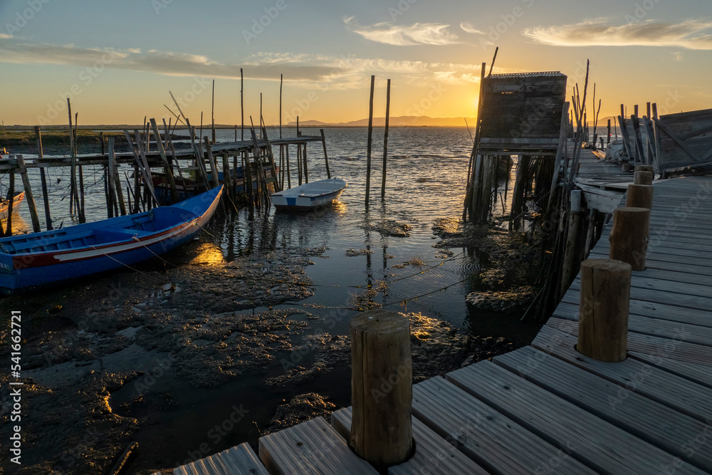 Old wooden palaphitic docks