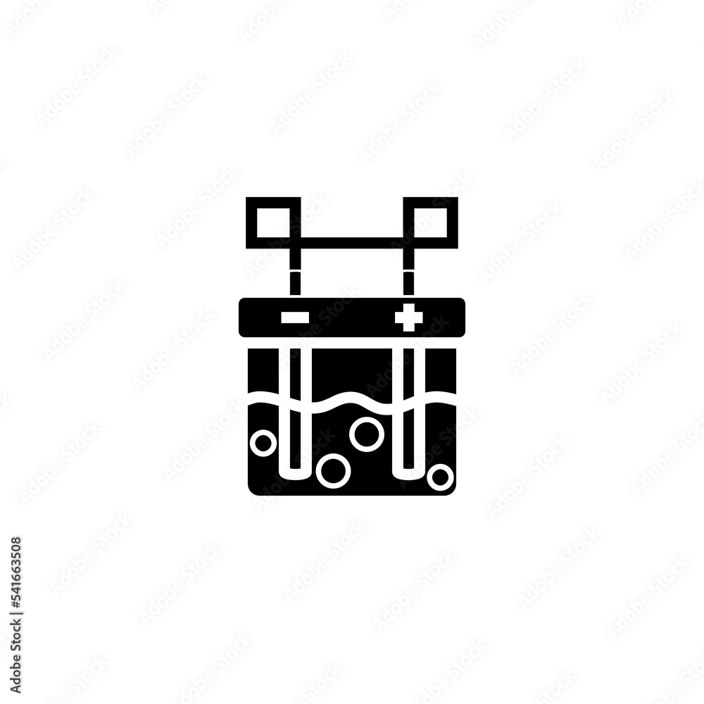 Electrolysis icon isolated on white background from industry collection Electrolysis icon isolated on white background from industry collection