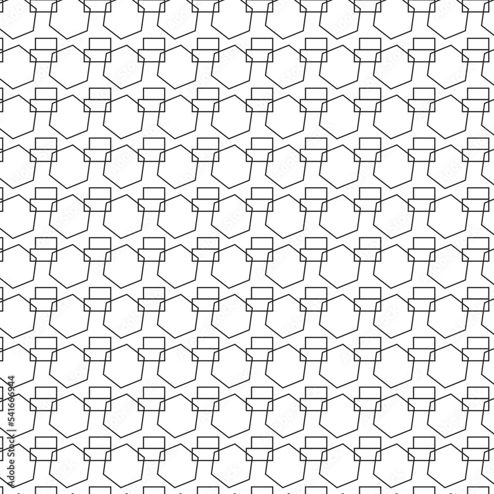 Geometric seamless pattern black and white background design Geometric seamless pattern black and white background design