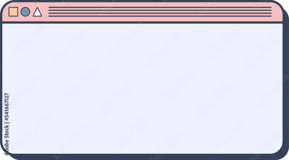 Retro Web Computer Screen Retro Web Computer Screen