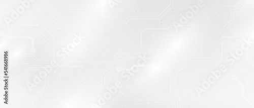 white abstract technology background vector illustration