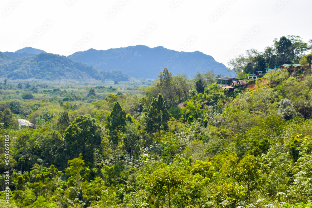 resorts and mountain  in southern Thailand
