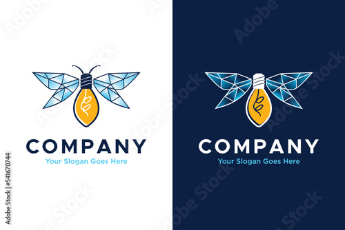 dragonfly bulb innovative logo