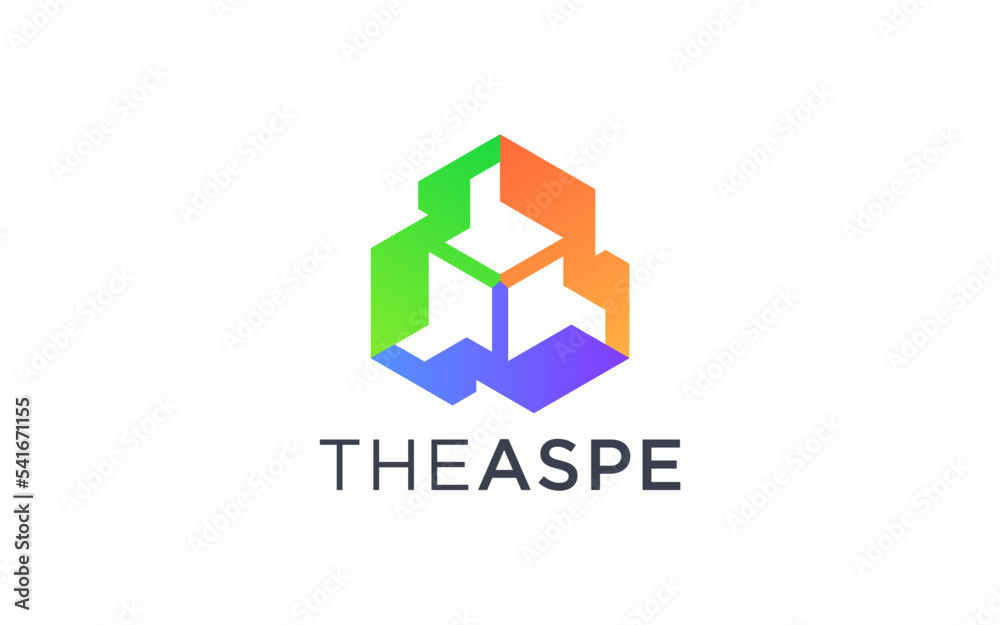 abstract cube logo design templates abstract cube logo design templates
