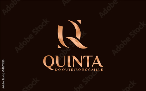 letter q luxury logo design templates