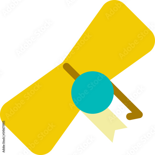 UI icons Education flat color icon vector