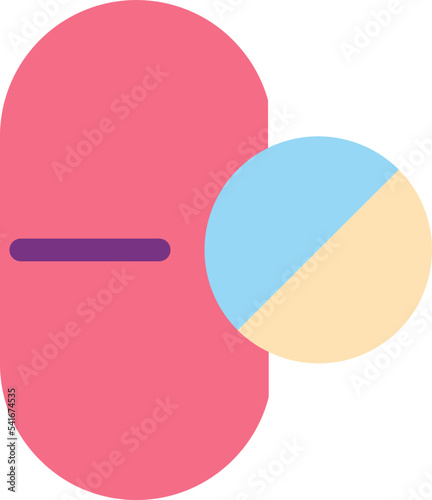 UI icons Medicine flat color vector