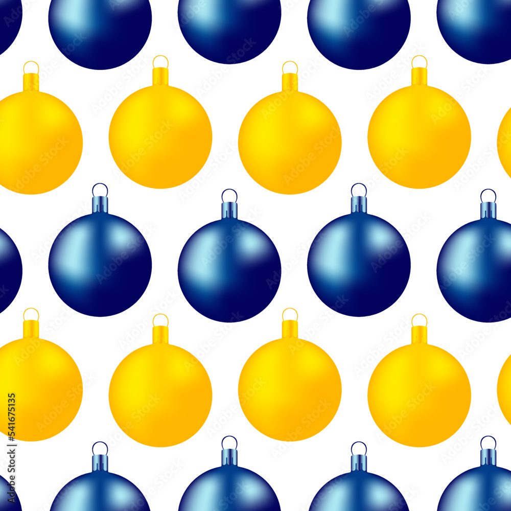 Christmas pattern with Christmas balls Christmas pattern with Christmas balls