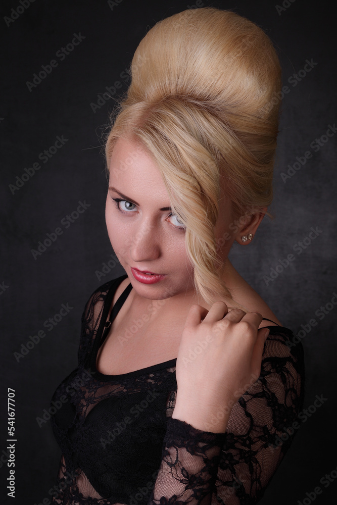 Fototapeta premium Young woman with styled hair