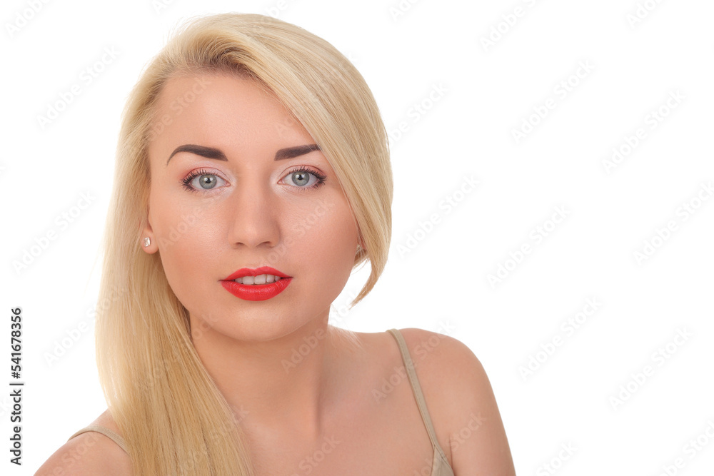 Portrait of a sensual young blond woman Portrait of a sensual young blond woman