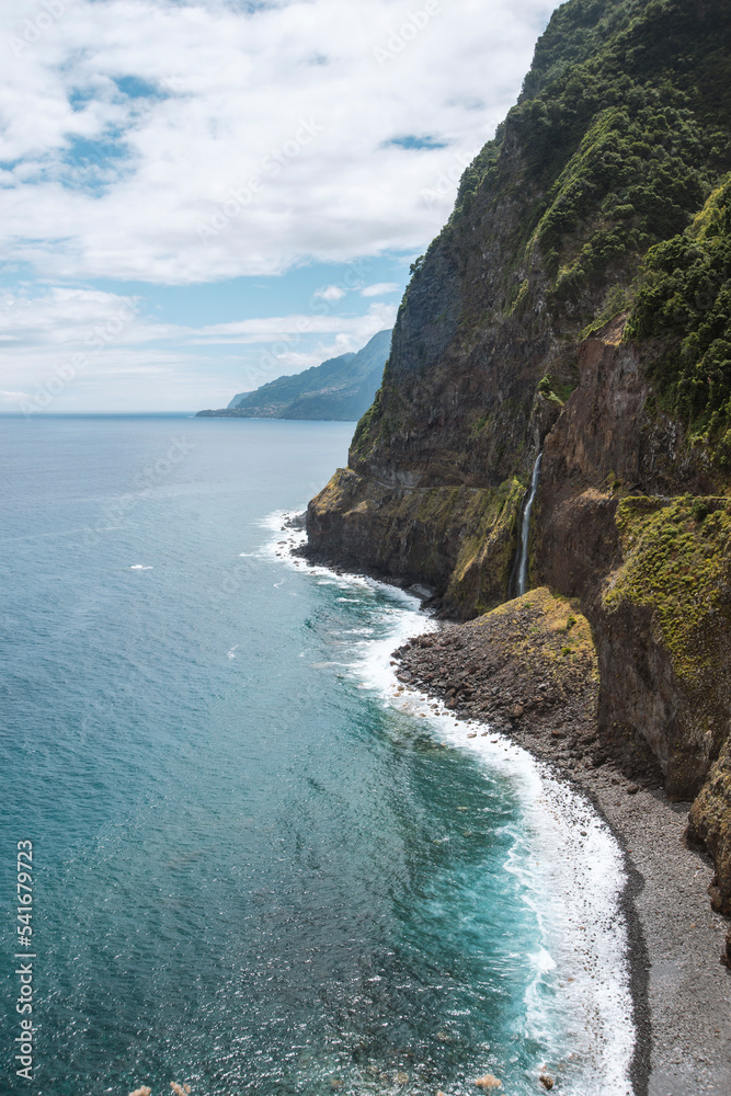 steep Northern shore