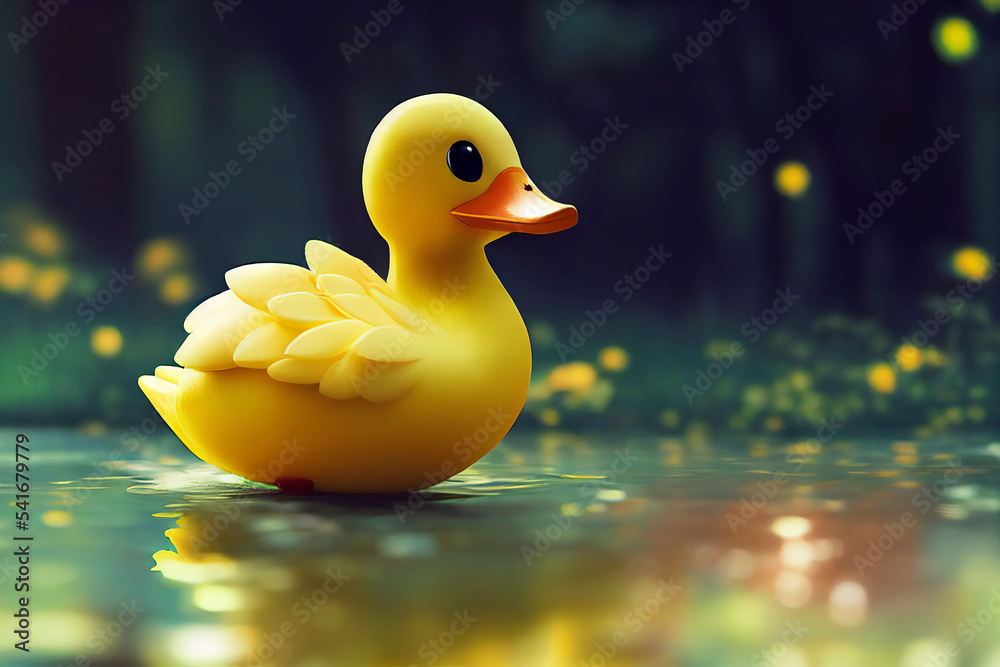 yellow rubber duck on the water yellow rubber duck on the water