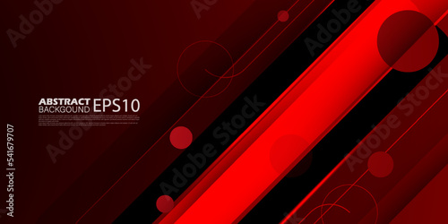 abstract dark red gradient illustration background with 3d look and simple pattern. sporty design and luxury.Eps10 vector