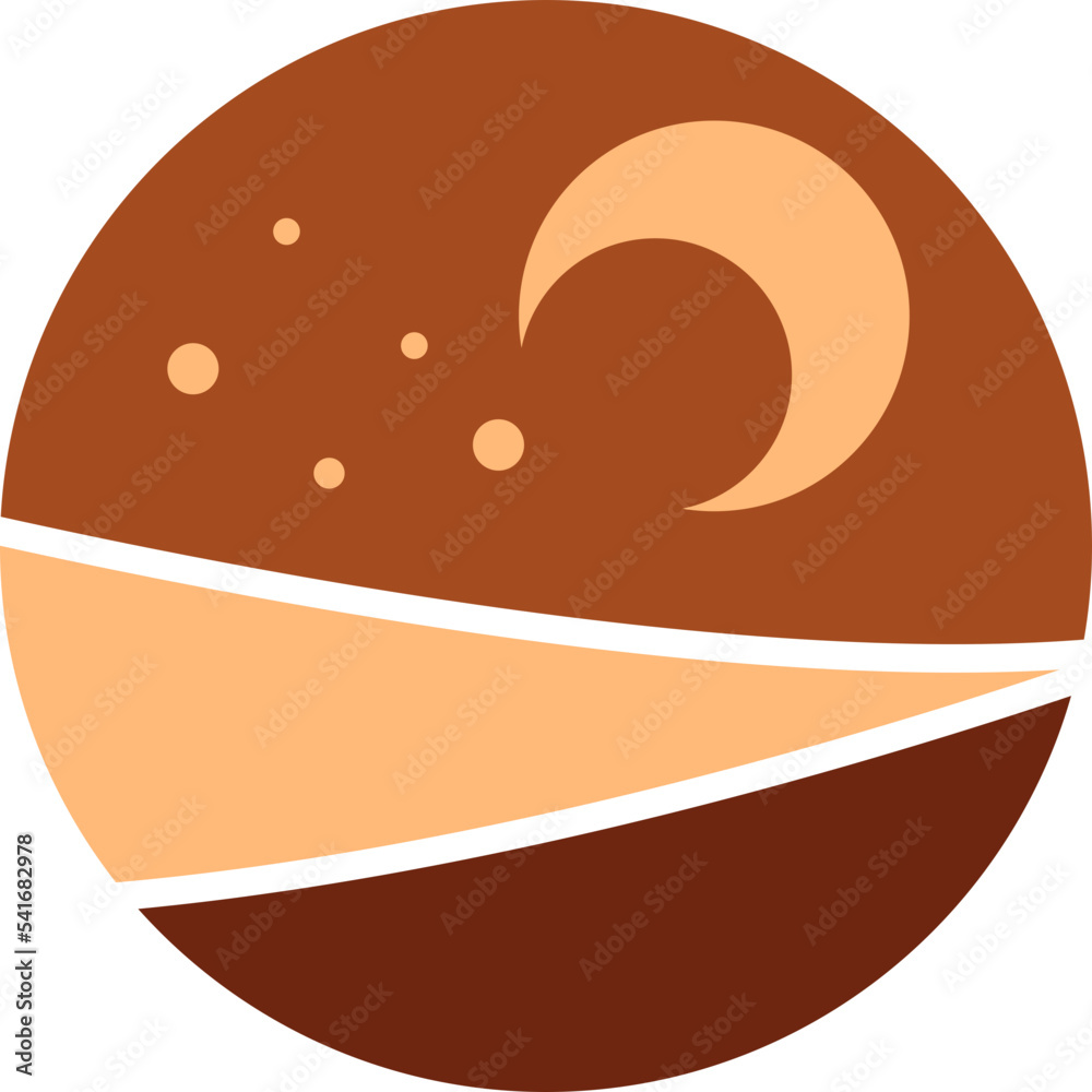 Minimalist Bohemian Element Vector Minimalist Bohemian Element Vector