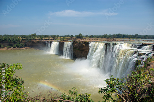 Chitrakot Waterfall is a beautiful waterfall situated on the river Indravati in Bastar district of Chhattisgarh state of India © Pabitra