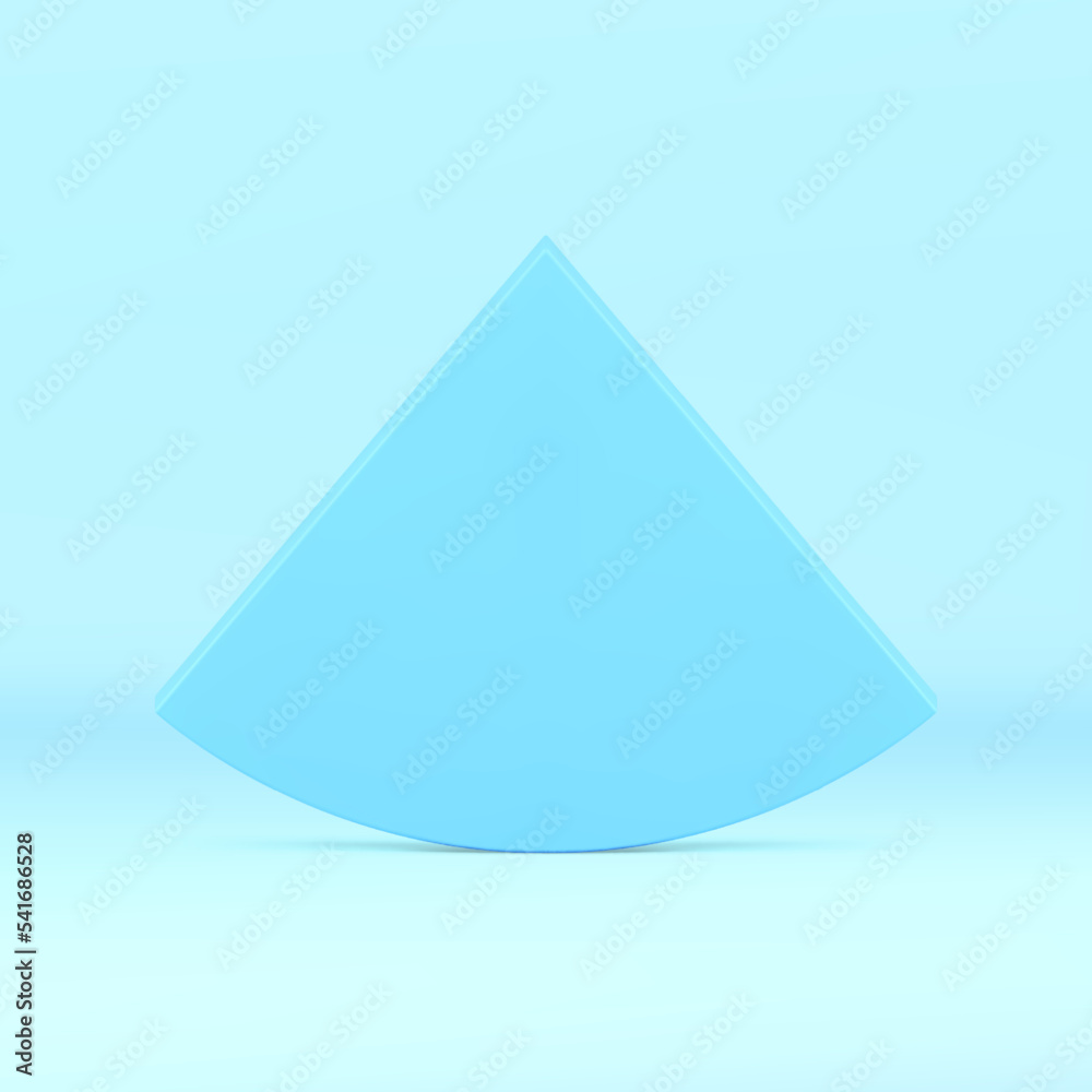 3d curved triangle blue pyramid abstract arrow vertical wall minimalist design realistic vector 3d curved triangle blue pyramid abstract arrow vertical wall minimalist design realistic vector