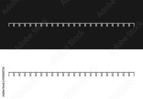 Metal Wiro Binder Black White Spirals Ringed Paper Wire Bind for Calendar Notebook, Pad, diary, document