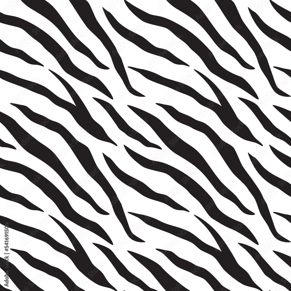 Vector illustration of seamless zebra pattern Vector illustration of seamless zebra pattern