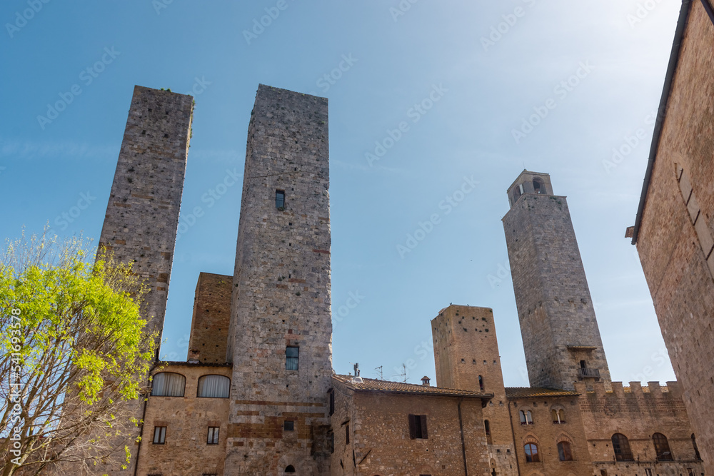 towers of san gimignano, italy