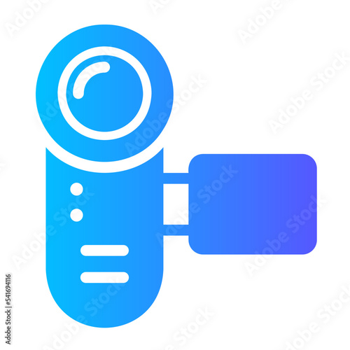 camcorder gradient icon