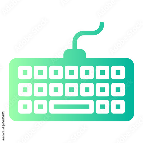 keyboard gradient icon