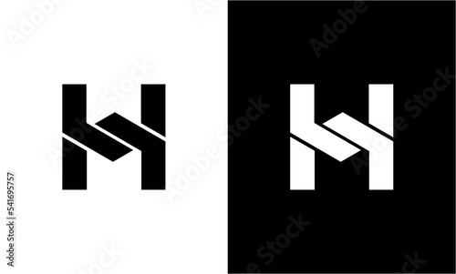 letter h logo design