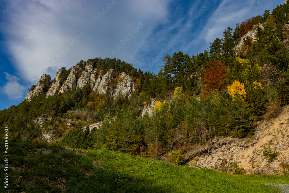 Adlitzgraben - Semmeringer Pass im Herbst Adlitzgraben - Semmeringer Pass im Herbst