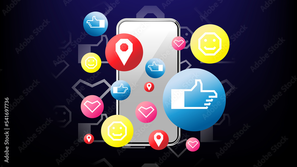 Background social media Background social media